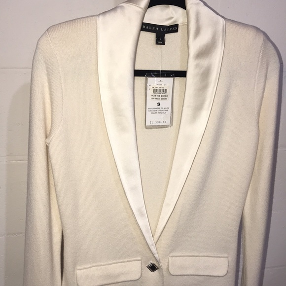 NWT Ralph Lauren Cashmere & Silk Jacket SIZE S - Picture 6 of 10